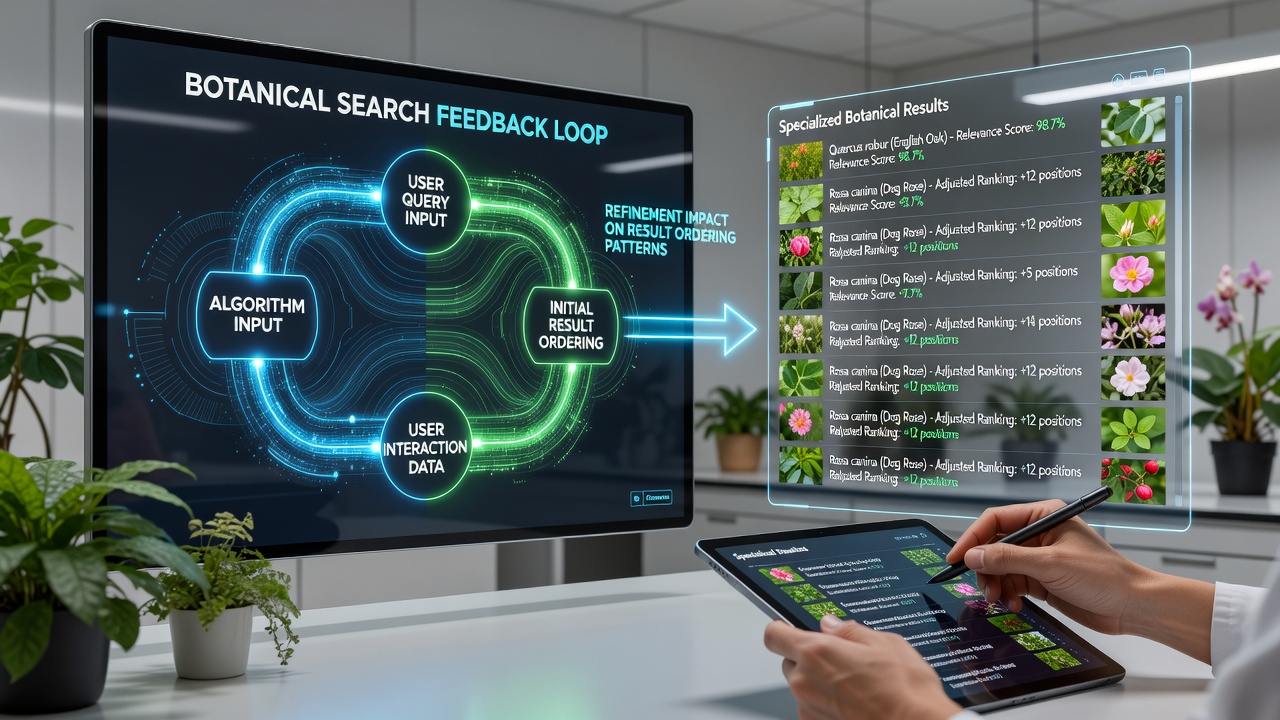 Examining Feedback Loop Refinements That Shape Result Ordering Patterns Within Specialized Botanical Search Tools
